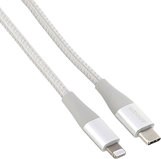 Anker PowerLine +II USB-C, Lightning Connector 3ft, Silver