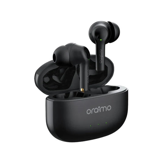 Oraimo FreePods 3C OEB-E104DC 4 Mic ENC 36 HR Playtime True Wireless Earbuds - Black