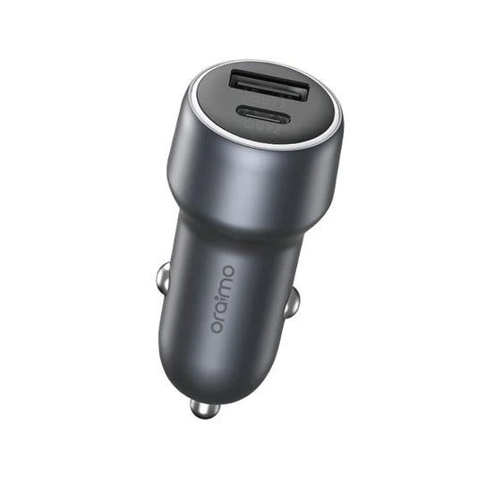 Oraimo Bullet 48 48W Car Charger OCC-73D - Dark Chrome