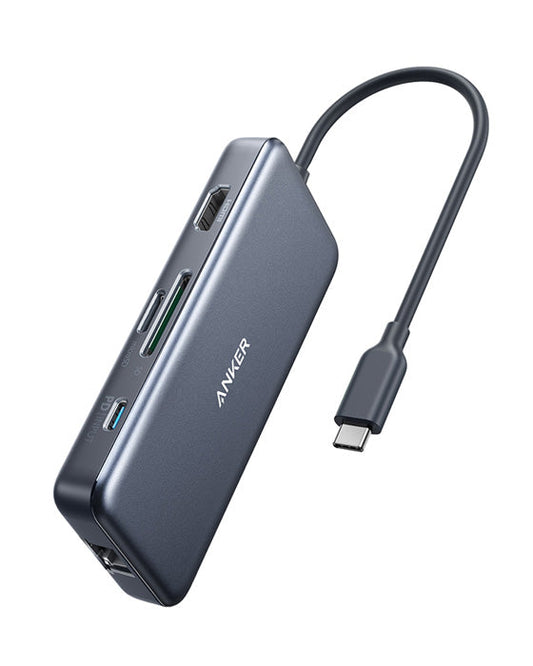 Anker Premium 7-in-1 USB-C Hub, Gray