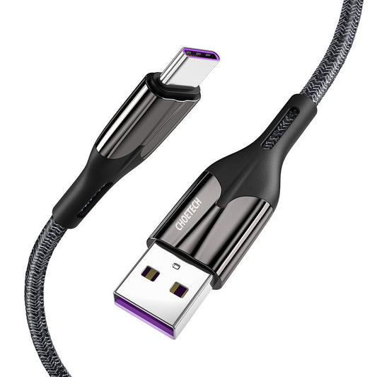 Choetech  5A Super Fast Charged Data Cable, Black 2M