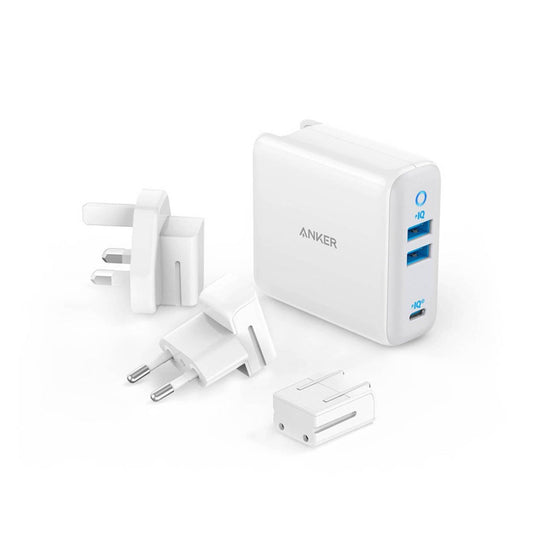 Anker 335 PowerPort III 3-Ports 65W, White