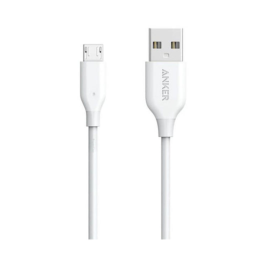 Anker PowerLine Micro USB 3ft, White