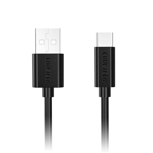 Choetech USB-A to USB-C Cable, Black