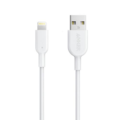 Anker Powerline II With Lightning Connector Cable 3ft, white