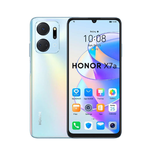 HONOR X7a Mobile Phone  4 Ram +2 Ram Turbo Storage 128 GB Titanium Silver