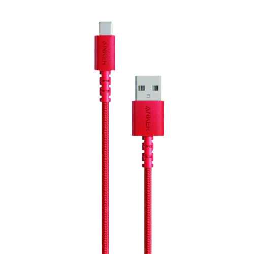 Anker PowerLine Select+ USB-C TO USB 2.0 Cable 3ft, Red