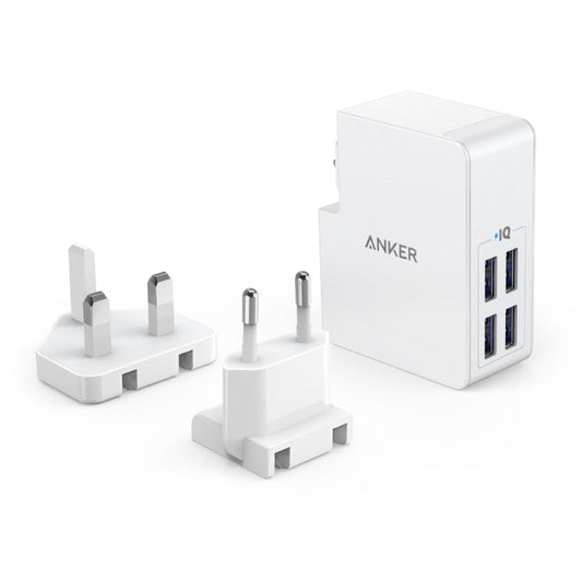 Anker PowerPort 4 Lite EU/UK, White