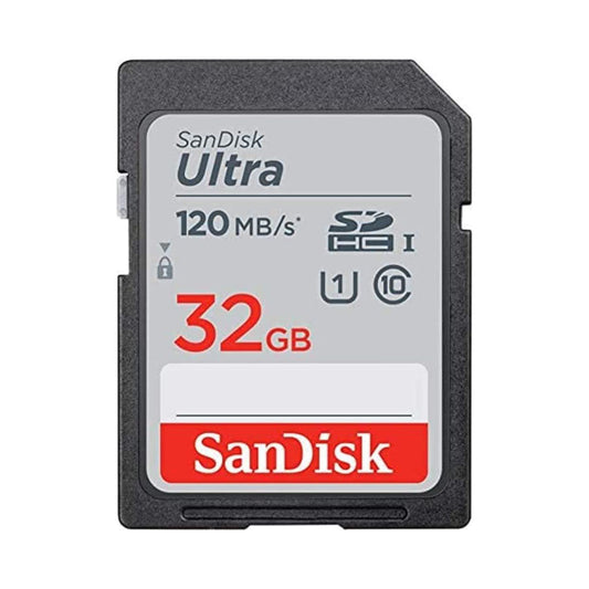 SanDisk 32GB Ultra SDHC UHS-I Memory Card - 120MB/s